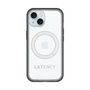 スリムプロテクションプレミアムケース with MagSafe［ LATENCY - Logotype - Gray ］