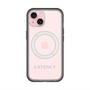 スリムプロテクションプレミアムケース with MagSafe［ LATENCY - Logotype - Gray ］