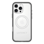 スリムプロテクションプレミアムケース with MagSafe［ LATENCY - Logotype - Gray ］