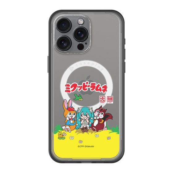 スリムプロテクションプレミアムケース with MagSafe［ 初音ミク×クッピーラムネ - パッケージ - クリア ］