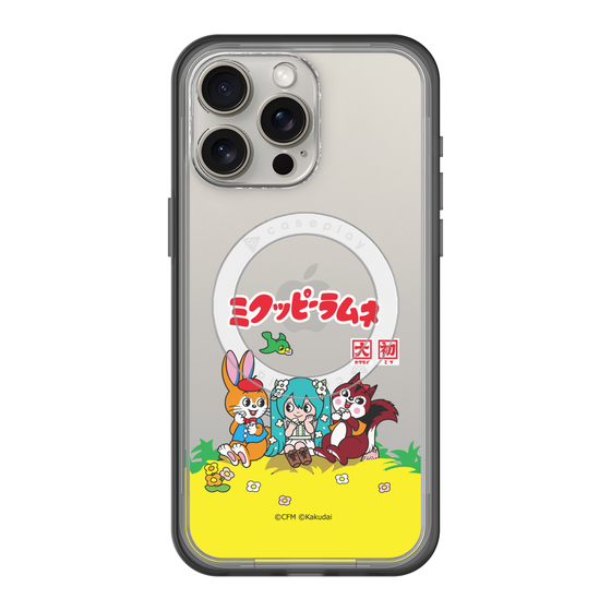 スリムプロテクションプレミアムケース with MagSafe［ 初音ミク×クッピーラムネ - パッケージ - クリア ］