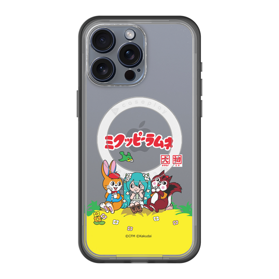 スリムプロテクションプレミアムケース with MagSafe［ 初音ミク×クッピーラムネ - パッケージ - クリア ］