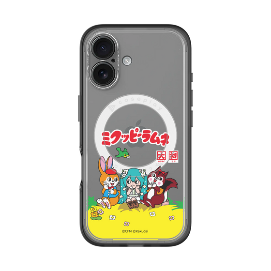 スリムプロテクションプレミアムケース with MagSafe［ 初音ミク×クッピーラムネ - パッケージ - クリア ］