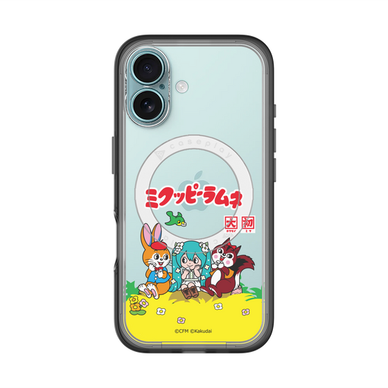 スリムプロテクションプレミアムケース with MagSafe［ 初音ミク×クッピーラムネ - パッケージ - クリア ］