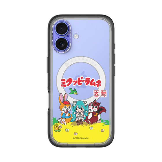 スリムプロテクションプレミアムケース with MagSafe［ 初音ミク×クッピーラムネ - パッケージ - クリア ］