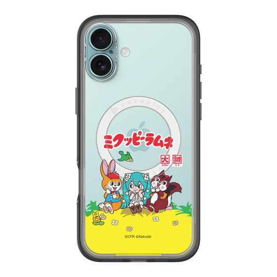 スリムプロテクションプレミアムケース with MagSafe［ 初音ミク×クッピーラムネ - パッケージ - クリア ］
