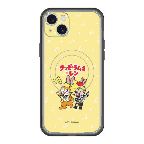 スリムプロテクションプレミアムケース with MagSafe［ 初音ミク×クッピーラムネ - 鏡音レン×クッピー - デフォルメイラスト ］