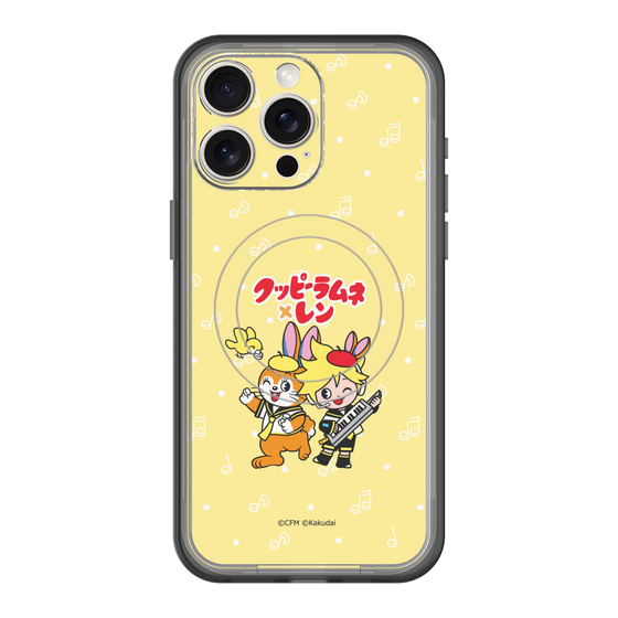 スリムプロテクションプレミアムケース with MagSafe［ 初音ミク×クッピーラムネ - 鏡音レン×クッピー - デフォルメイラスト ］