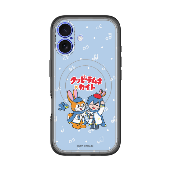スリムプロテクションプレミアムケース with MagSafe［ 初音ミク×クッピーラムネ - KAITO×クッピー - デフォルメイラスト ］