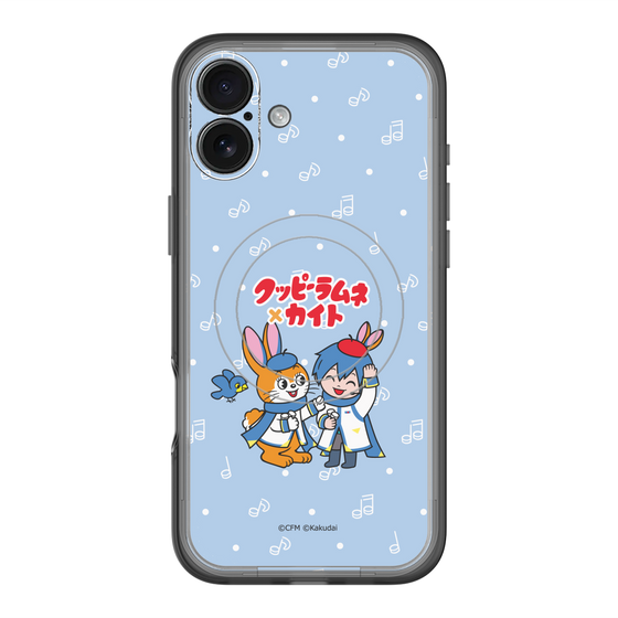 スリムプロテクションプレミアムケース with MagSafe［ 初音ミク×クッピーラムネ - KAITO×クッピー - デフォルメイラスト ］