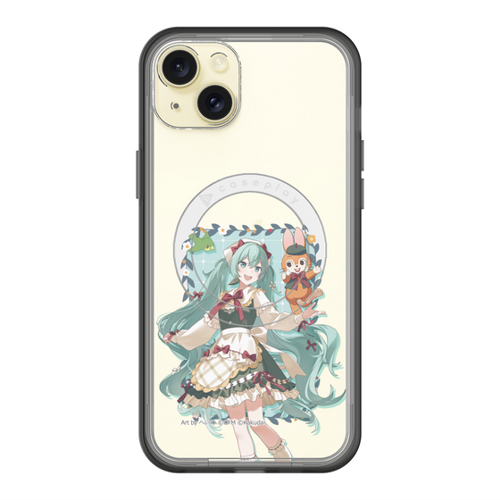 スリムプロテクションプレミアムケース with MagSafe［ 初音ミク×クッピーラムネ - 初音ミク×クッピー - 等身イラスト1 ］