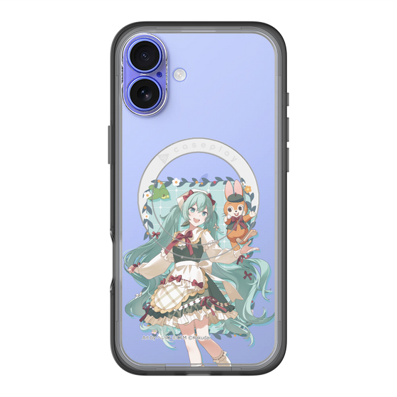 スリムプロテクションプレミアムケース with MagSafe［ 初音ミク×クッピーラムネ - 初音ミク×クッピー - 等身イラスト1 ］