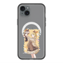 スリムプロテクションプレミアムケース with MagSafe［ 初音ミク×クッピーラムネ - 鏡音リン×ラム - 等身イラスト1 ］