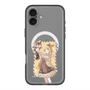 スリムプロテクションプレミアムケース with MagSafe［ 初音ミク×クッピーラムネ - 鏡音リン×ラム - 等身イラスト1 ］