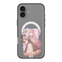 スリムプロテクションプレミアムケース with MagSafe［ 初音ミク×クッピーラムネ - 巡音ルカ×ラム - 等身イラスト1 ］