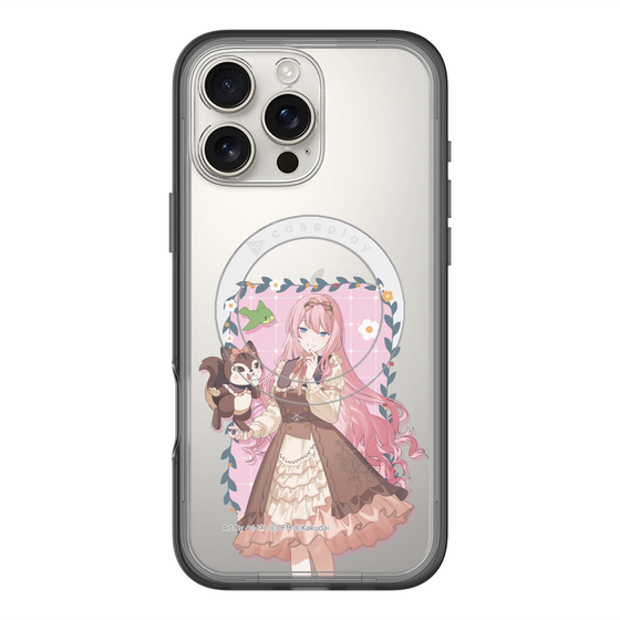 スリムプロテクションプレミアムケース with MagSafe［ 初音ミク×クッピーラムネ - 巡音ルカ×ラム - 等身イラスト1 ］