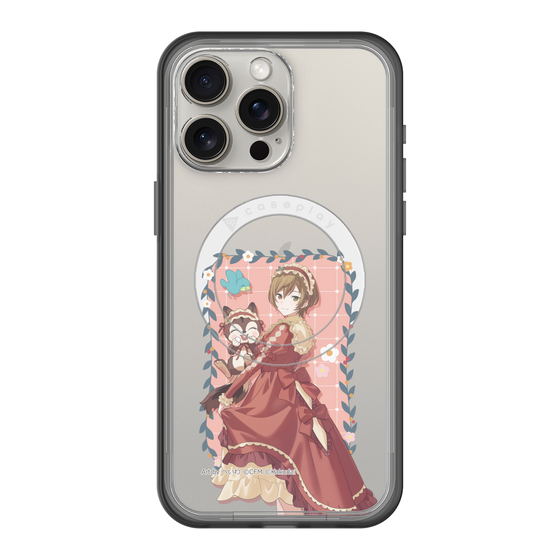 スリムプロテクションプレミアムケース with MagSafe［ 初音ミク×クッピーラムネ - MEIKO×ラム - 等身イラスト1 ］