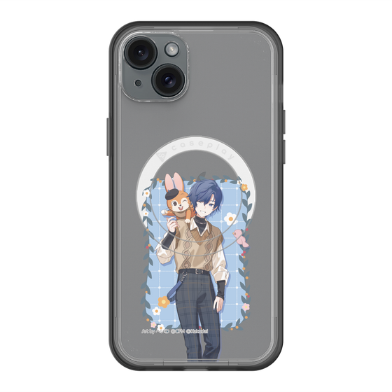 スリムプロテクションプレミアムケース with MagSafe［ 初音ミク×クッピーラムネ - KAITO×クッピー - 等身イラスト1 ］