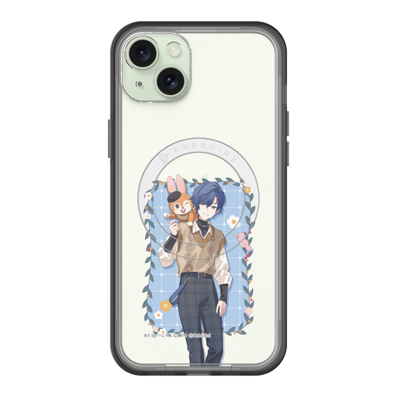 スリムプロテクションプレミアムケース with MagSafe［ 初音ミク×クッピーラムネ - KAITO×クッピー - 等身イラスト1 ］