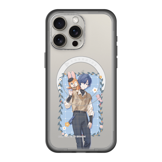 スリムプロテクションプレミアムケース with MagSafe［ 初音ミク×クッピーラムネ - KAITO×クッピー - 等身イラスト1 ］