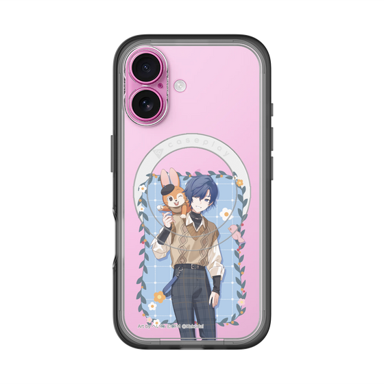 スリムプロテクションプレミアムケース with MagSafe［ 初音ミク×クッピーラムネ - KAITO×クッピー - 等身イラスト1 ］