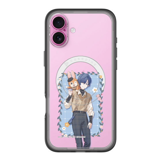 スリムプロテクションプレミアムケース with MagSafe［ 初音ミク×クッピーラムネ - KAITO×クッピー - 等身イラスト1 ］