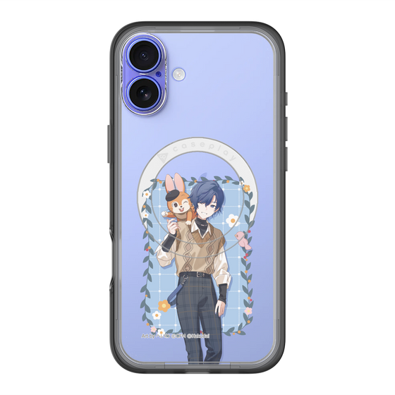 スリムプロテクションプレミアムケース with MagSafe［ 初音ミク×クッピーラムネ - KAITO×クッピー - 等身イラスト1 ］