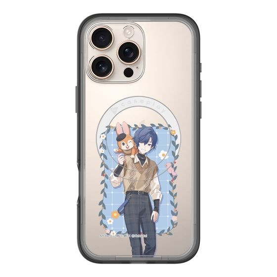 スリムプロテクションプレミアムケース with MagSafe［ 初音ミク×クッピーラムネ - KAITO×クッピー - 等身イラスト1 ］