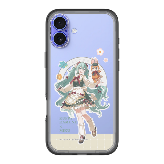 スリムプロテクションプレミアムケース with MagSafe［ 初音ミク×クッピーラムネ - 初音ミク×クッピー - 等身イラスト2 ］
