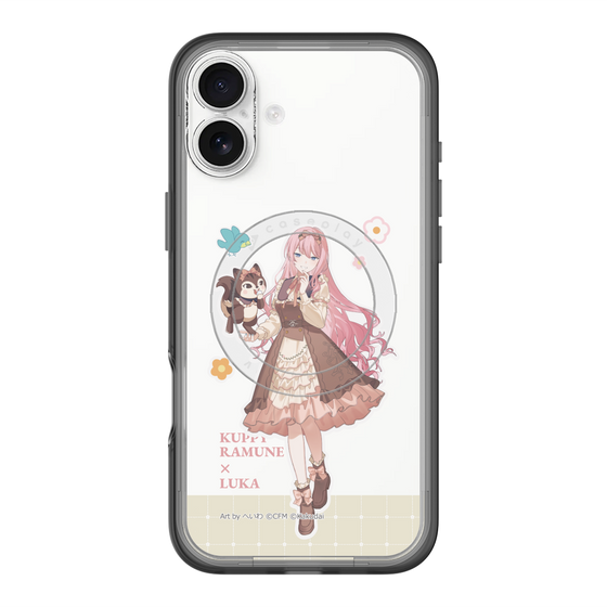 スリムプロテクションプレミアムケース with MagSafe［ 初音ミク×クッピーラムネ - 巡音ルカ×ラム - 等身イラスト2 ］