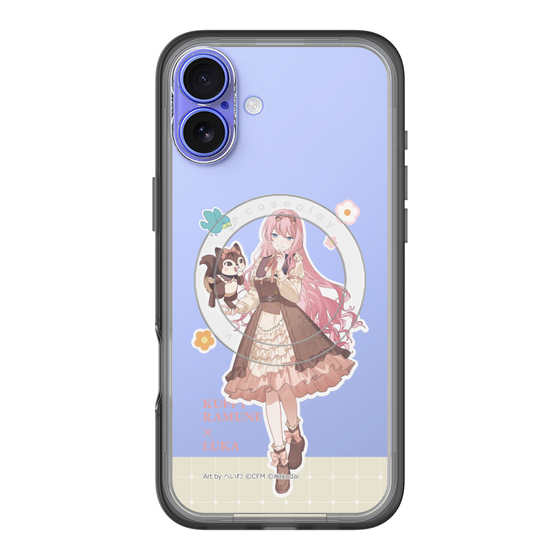 スリムプロテクションプレミアムケース with MagSafe［ 初音ミク×クッピーラムネ - 巡音ルカ×ラム - 等身イラスト2 ］
