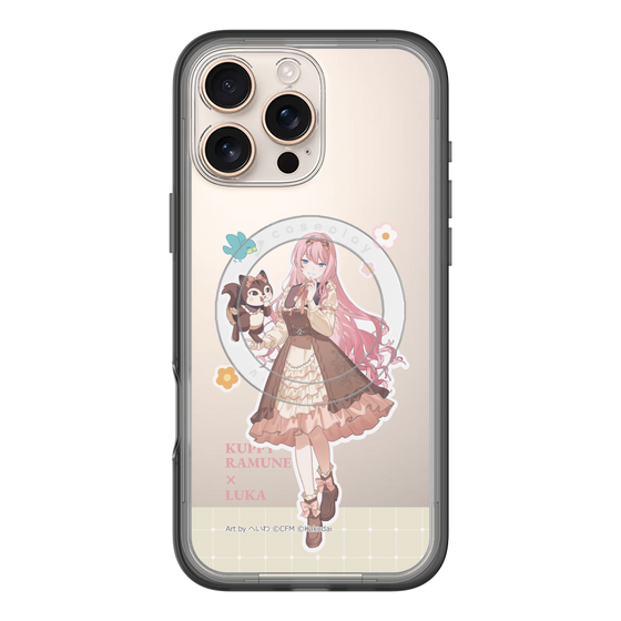 スリムプロテクションプレミアムケース with MagSafe［ 初音ミク×クッピーラムネ - 巡音ルカ×ラム - 等身イラスト2 ］