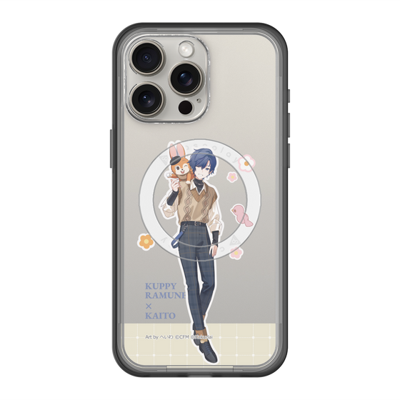 スリムプロテクションプレミアムケース with MagSafe［ 初音ミク×クッピーラムネ - KAITO×クッピー - 等身イラスト2 ］