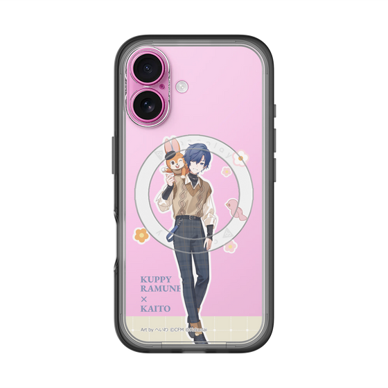 スリムプロテクションプレミアムケース with MagSafe［ 初音ミク×クッピーラムネ - KAITO×クッピー - 等身イラスト2 ］