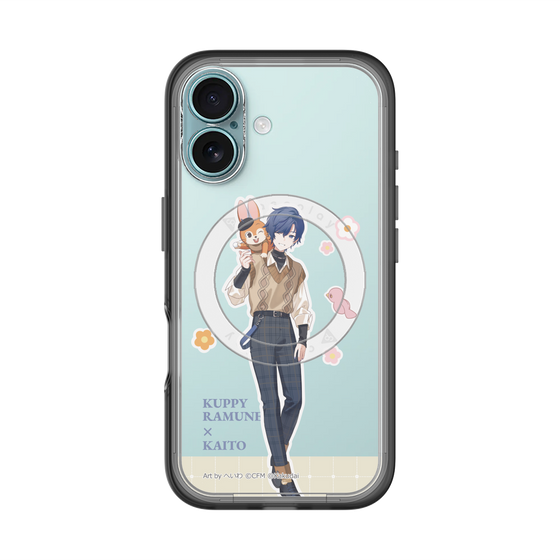 スリムプロテクションプレミアムケース with MagSafe［ 初音ミク×クッピーラムネ - KAITO×クッピー - 等身イラスト2 ］