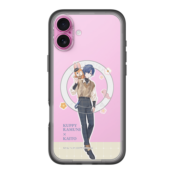 スリムプロテクションプレミアムケース with MagSafe［ 初音ミク×クッピーラムネ - KAITO×クッピー - 等身イラスト2 ］