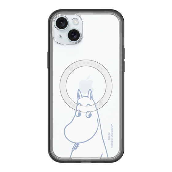 スリムプロテクションプレミアムケース with MagSafe［ MOOMIN - Familiar face ］