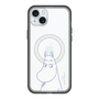 スリムプロテクションプレミアムケース with MagSafe［ MOOMIN - Familiar face ］