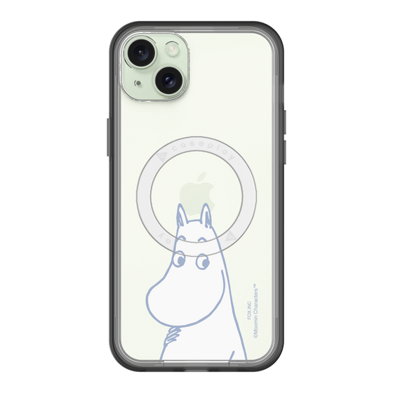 スリムプロテクションプレミアムケース with MagSafe［ MOOMIN - Familiar face ］