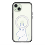 スリムプロテクションプレミアムケース with MagSafe［ MOOMIN - Familiar face ］