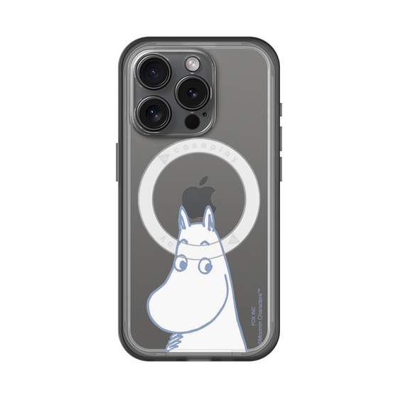スリムプロテクションプレミアムケース with MagSafe［ MOOMIN - Familiar face ］