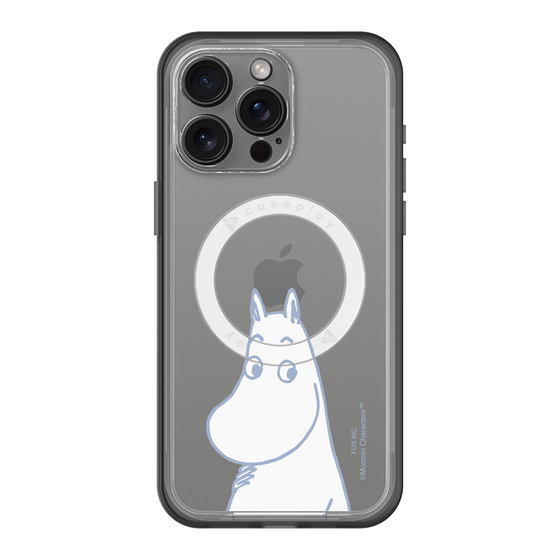 スリムプロテクションプレミアムケース with MagSafe［ MOOMIN - Familiar face ］
