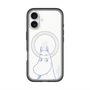 スリムプロテクションプレミアムケース with MagSafe［ MOOMIN - Familiar face ］