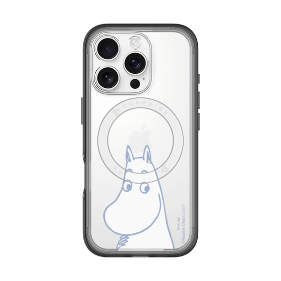 スリムプロテクションプレミアムケース with MagSafe［ MOOMIN - Familiar face ］