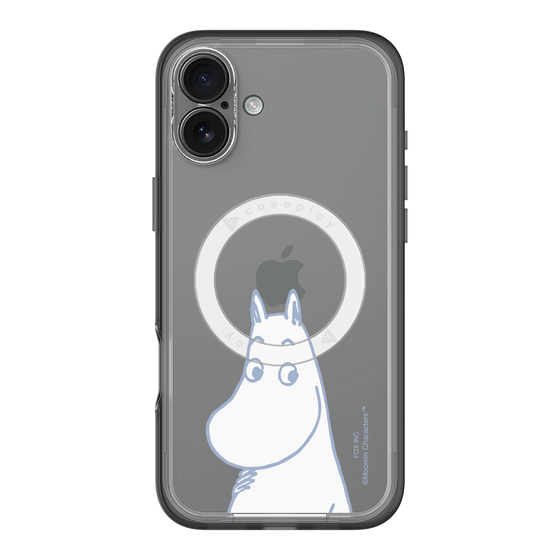 スリムプロテクションプレミアムケース with MagSafe［ MOOMIN - Familiar face ］