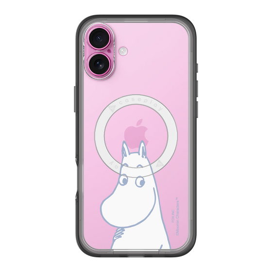 スリムプロテクションプレミアムケース with MagSafe［ MOOMIN - Familiar face ］