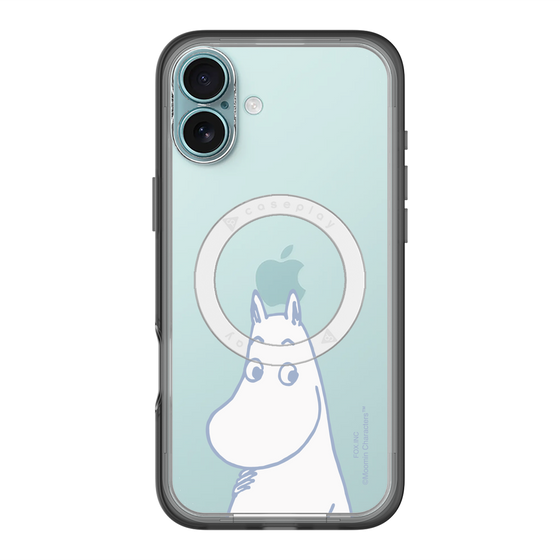 スリムプロテクションプレミアムケース with MagSafe［ MOOMIN - Familiar face ］