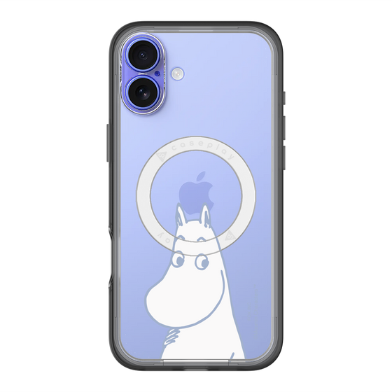 スリムプロテクションプレミアムケース with MagSafe［ MOOMIN - Familiar face ］