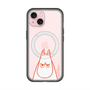 スリムプロテクションプレミアムケース with MagSafe［ MOOMIN - Angry face ］