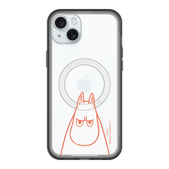 スリムプロテクションプレミアムケース with MagSafe［ MOOMIN - Angry face ］
